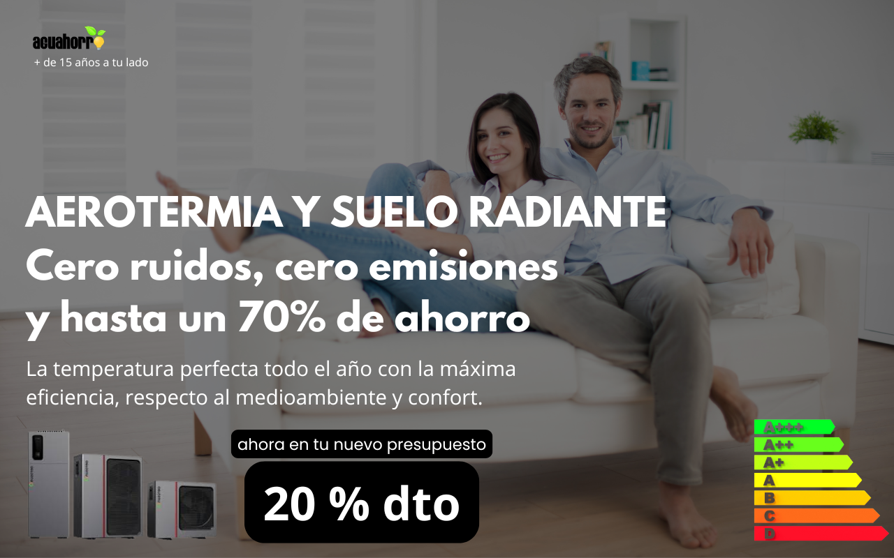 Aguahorro banner 20 - Aerotermia y suelo radiante